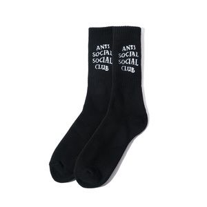 Anti Social Social Club ASSC Logo Black Socks